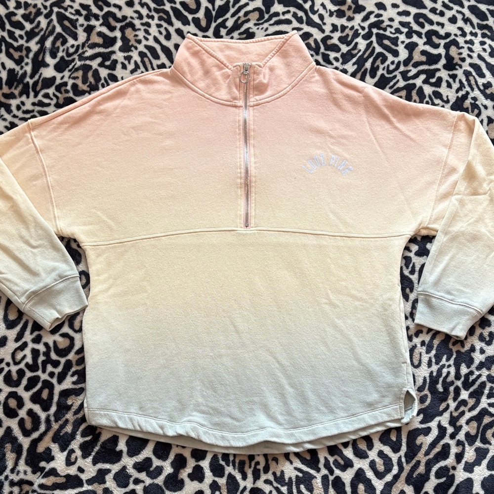 PINK Victoria's Secret Beige Love Pink Pullover
